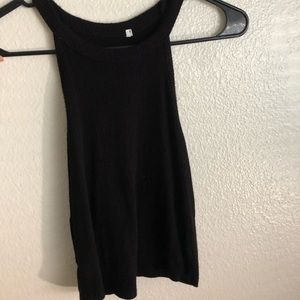 black tank top